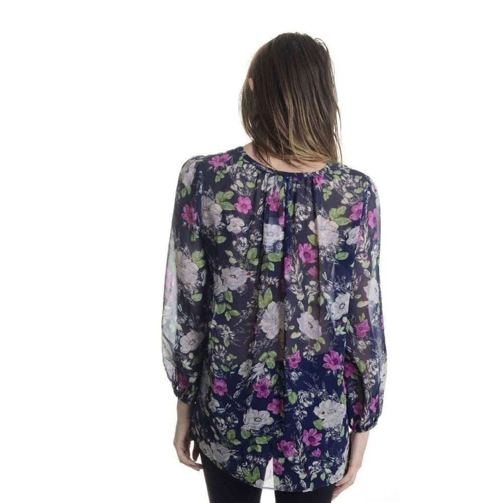 NEW Joie Loftis Floral Silk Blouse - Picture 3 of 3